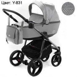 831 - Детская коляска Adamex Reggio special edition 3 в 1